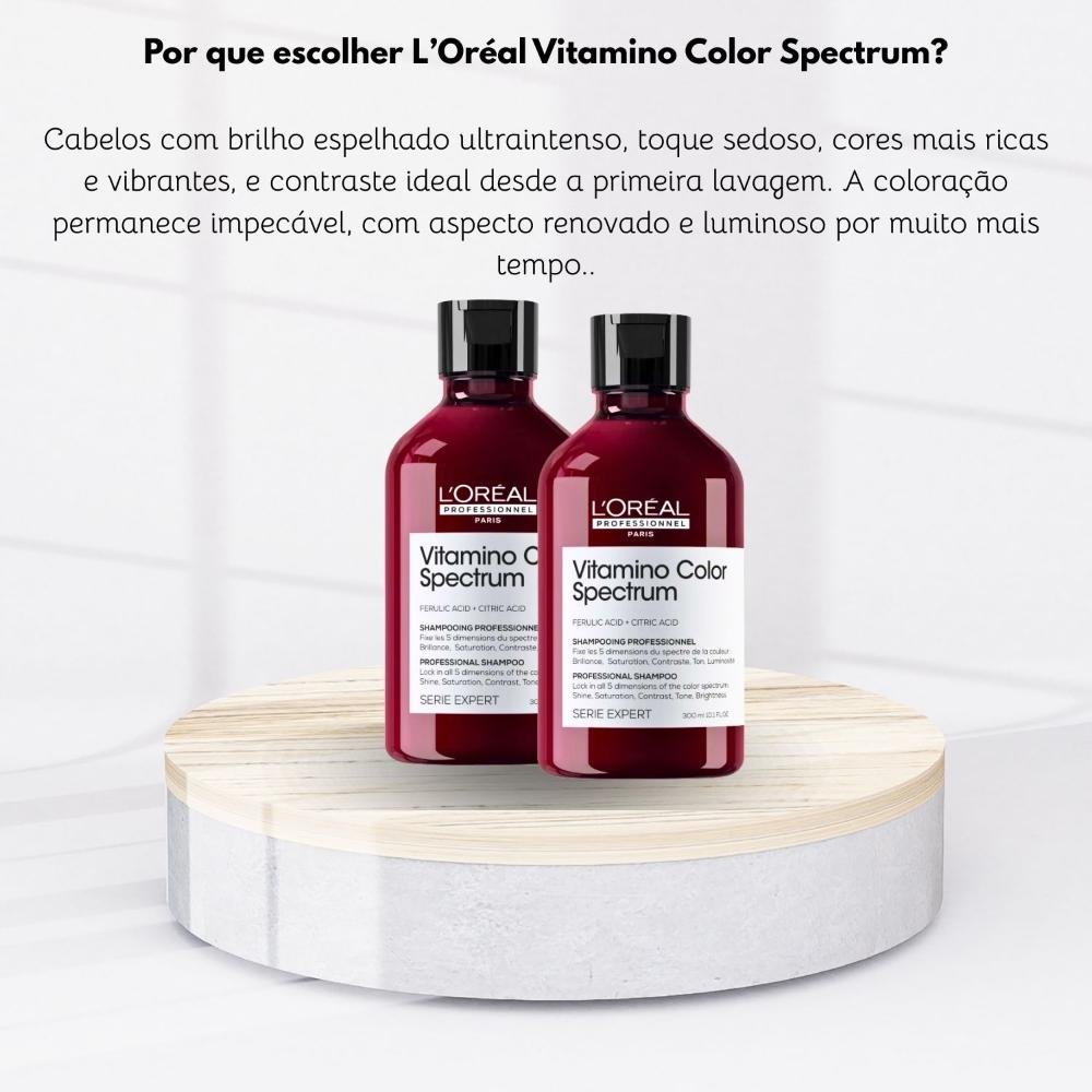 Kit Loreal Vitamino Color Spectrum 2 Shampoo 300 ml ÚNICO 5