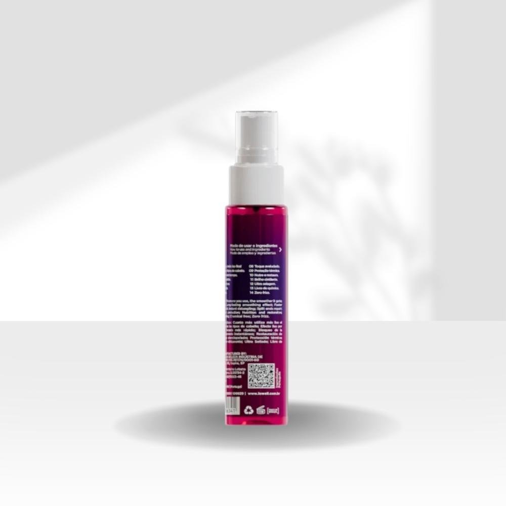 Lowell Liso Magico Kit 3 Efeito Fluido Termoativado 60ml ÚNICO 4