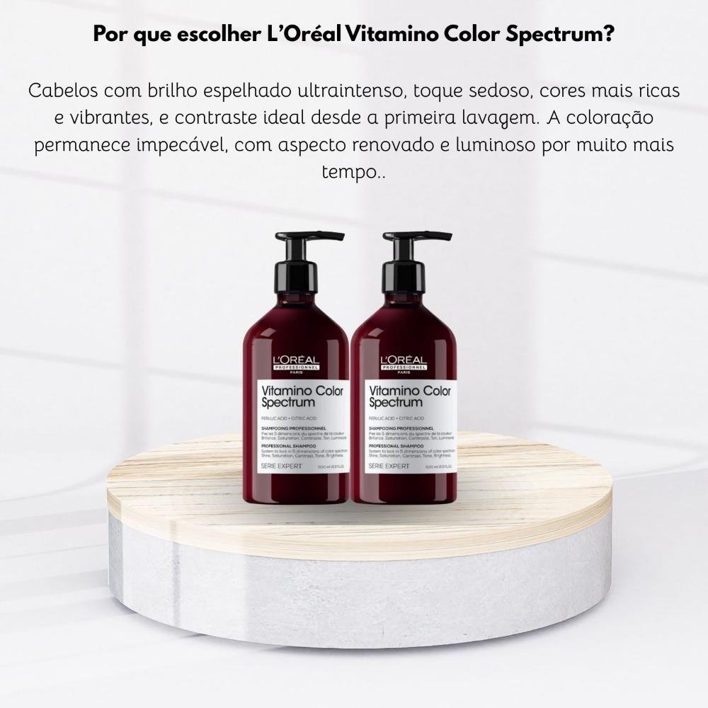 L'Oréal Professionnel Vitamino Spectrum Kit 2 Shampoo 500 ml ÚNICO 5