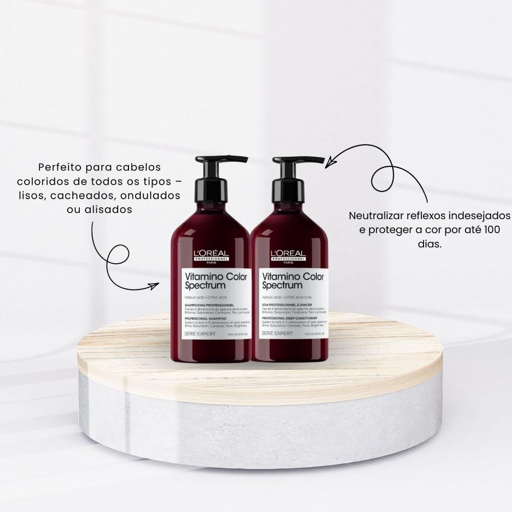 L'Oréal Vitamino Spectrum Shampoo e Condicionador 500ml ÚNICO 2