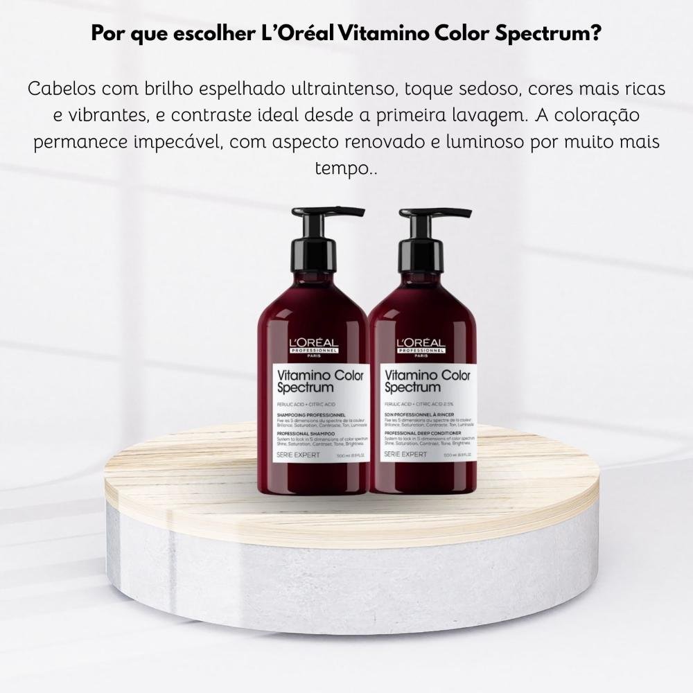 L'Oréal Vitamino Spectrum Shampoo e Condicionador 500ml ÚNICO 5