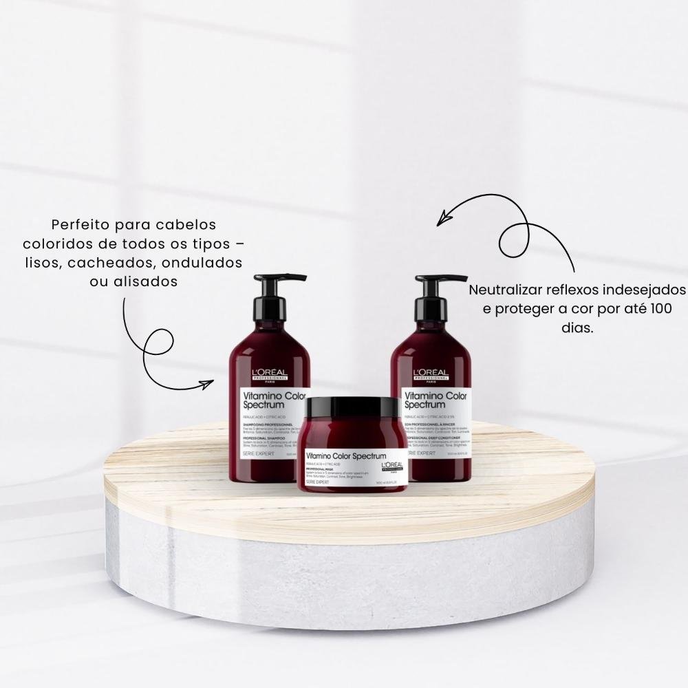 L'Oréal Vitamino Kit Shampoo Condicionador e Máscara  500ml ÚNICO 2