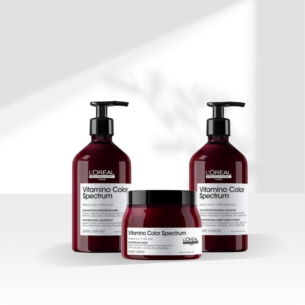 L'Oréal Vitamino Kit Shampoo Condicionador e Máscara  500ml ÚNICO 3