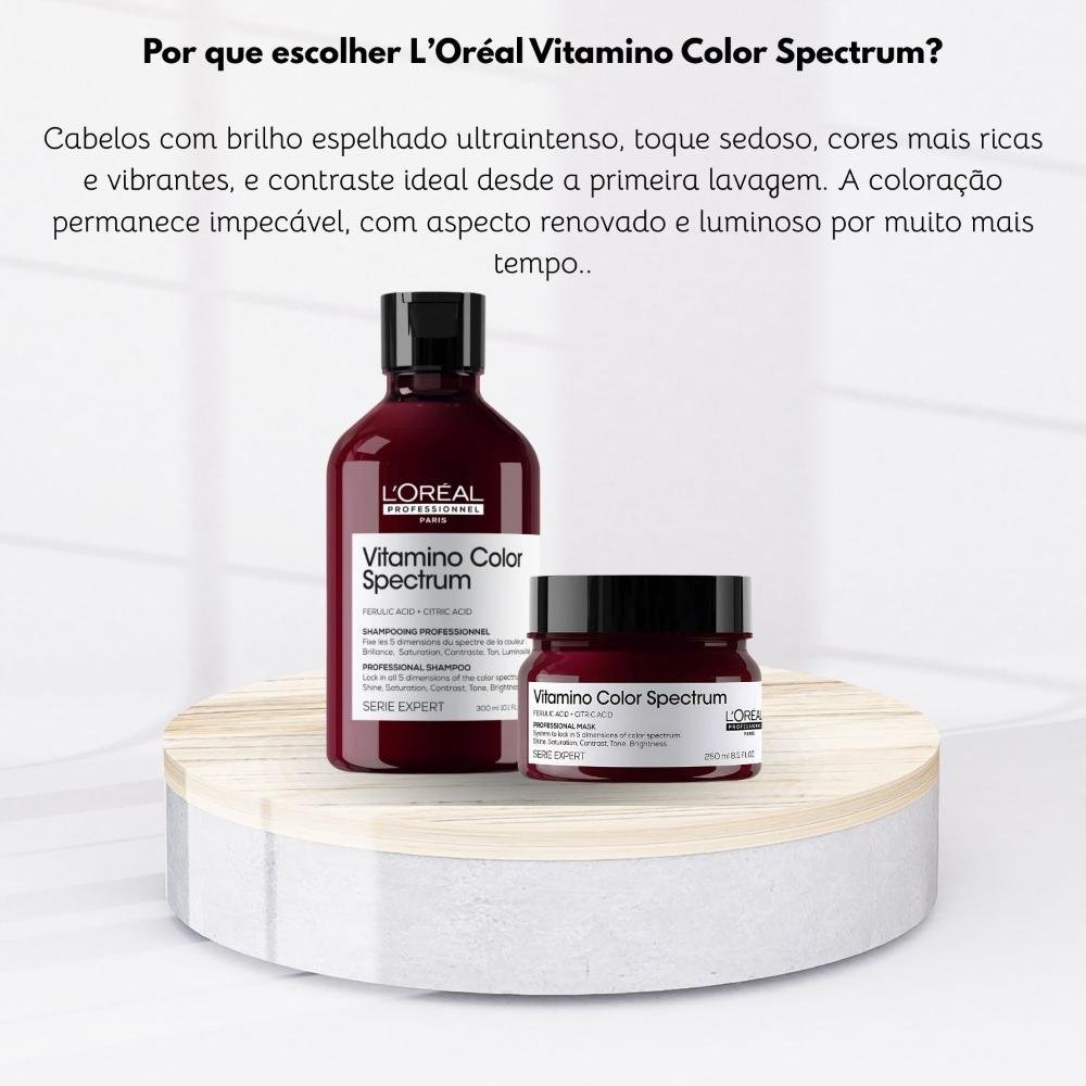 L'Oréal Vitamino Color Spectrum Shampoo e Máscara ÚNICO 5