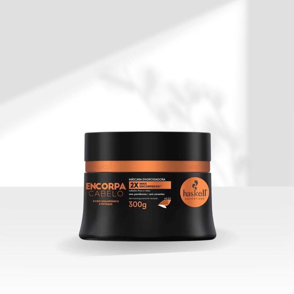 Máscara Tratamento Haskell Encorpa Cabelo Volume 300 g 300g 3