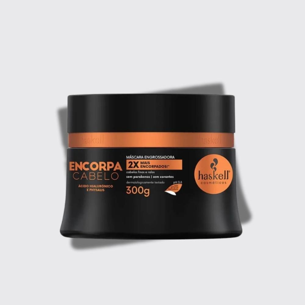 Máscara Tratamento Haskell Encorpa Cabelo Volume 300 g 300g 4
