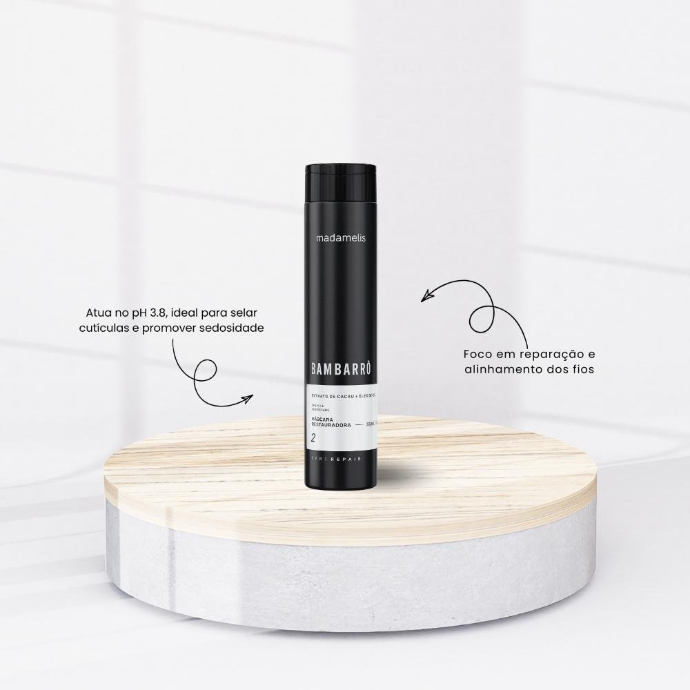 Madamelis Bambarrô Alinhamento Capilar - Máscara 300 ml 300ml 2