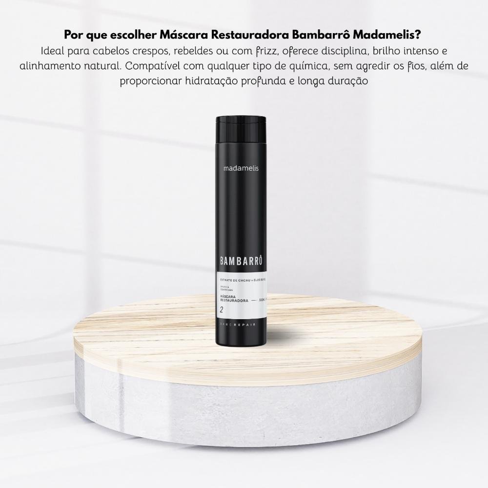 Madamelis Bambarrô Alinhamento Capilar - Máscara 300 ml 300ml 5