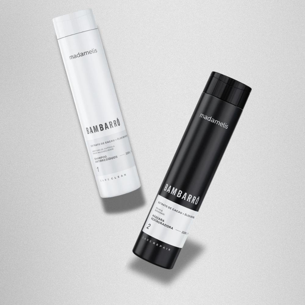 Madamelis Bambarro Tratamento Capilar 2x300ml ÚNICO 5