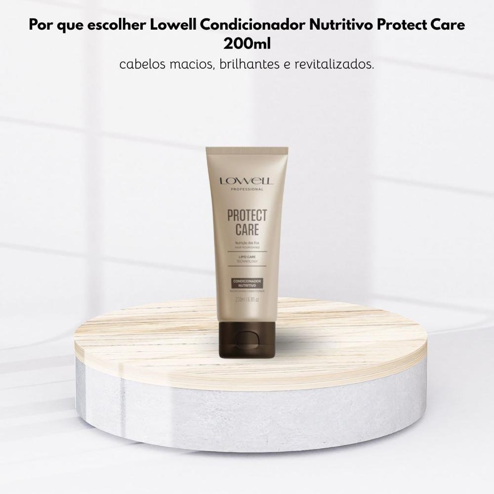 Lowell Protect Care Nutrição dos Fios Condicionador 200ml 200ml 5