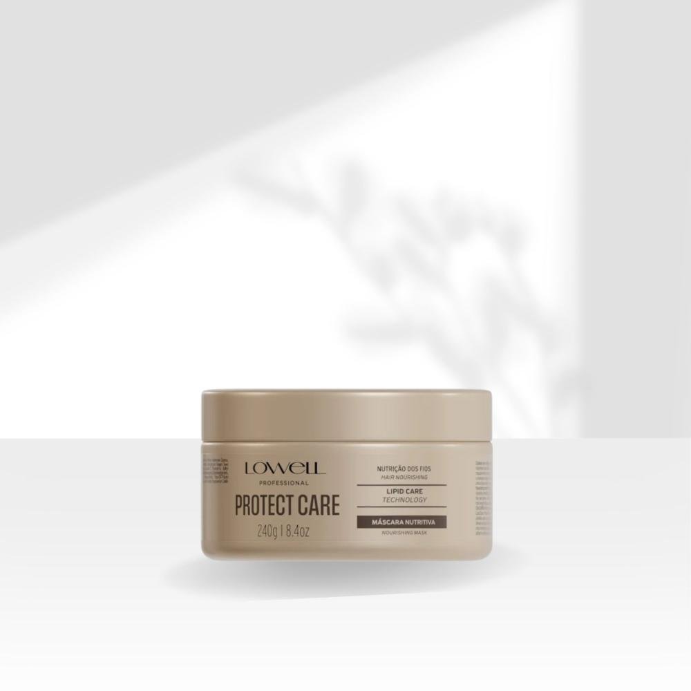 Máscara Lowell Protect Care Máscara de Nutrição dos Fios 240 ml 240ml 3