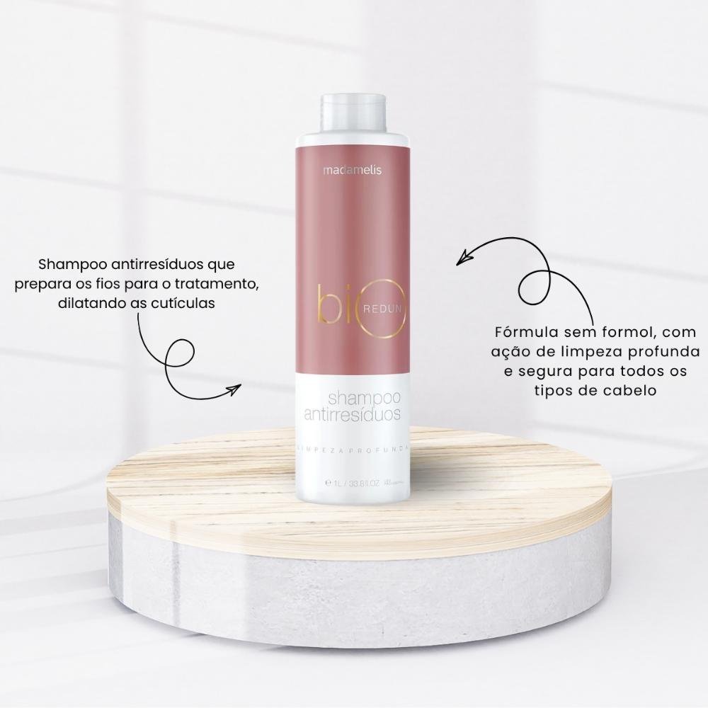 Shampoo Antirresíditrouo Madamelis Bio Redun 1 L 1L 2