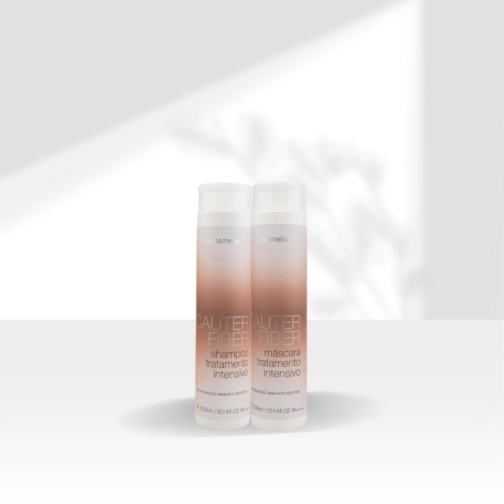 Madamelis Cauter Fiber Shampoo e Máscara 2x300ml ÚNICO 4