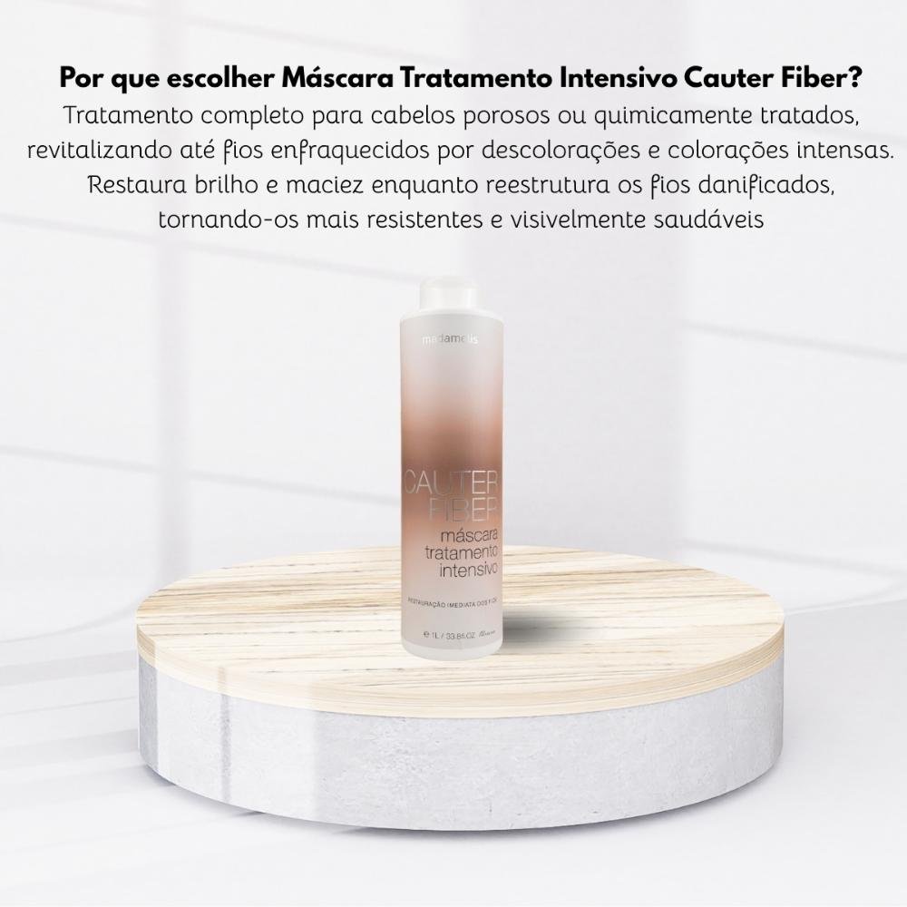 Madamelis Cauter Fiber Tratamento Intensivo Máscara 1000ml 1L 5