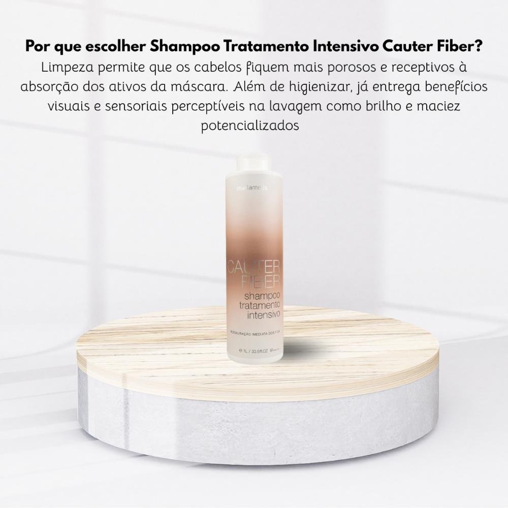 Madamelis Cauter Fiber Tratamento Intensivo Shampoo 1000ml 1L 5