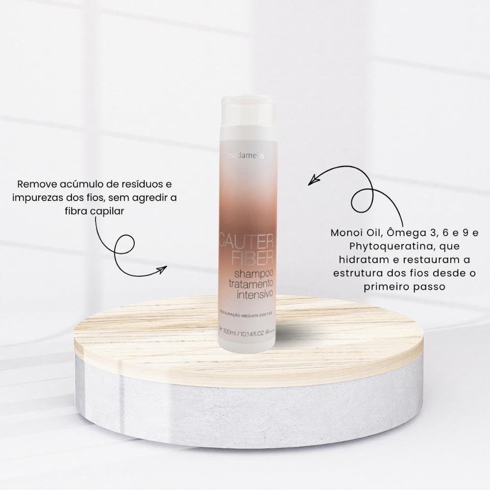 Madamelis Cauter Fiber Tratamento Intensivo Shampoo 300ml 300ml 2