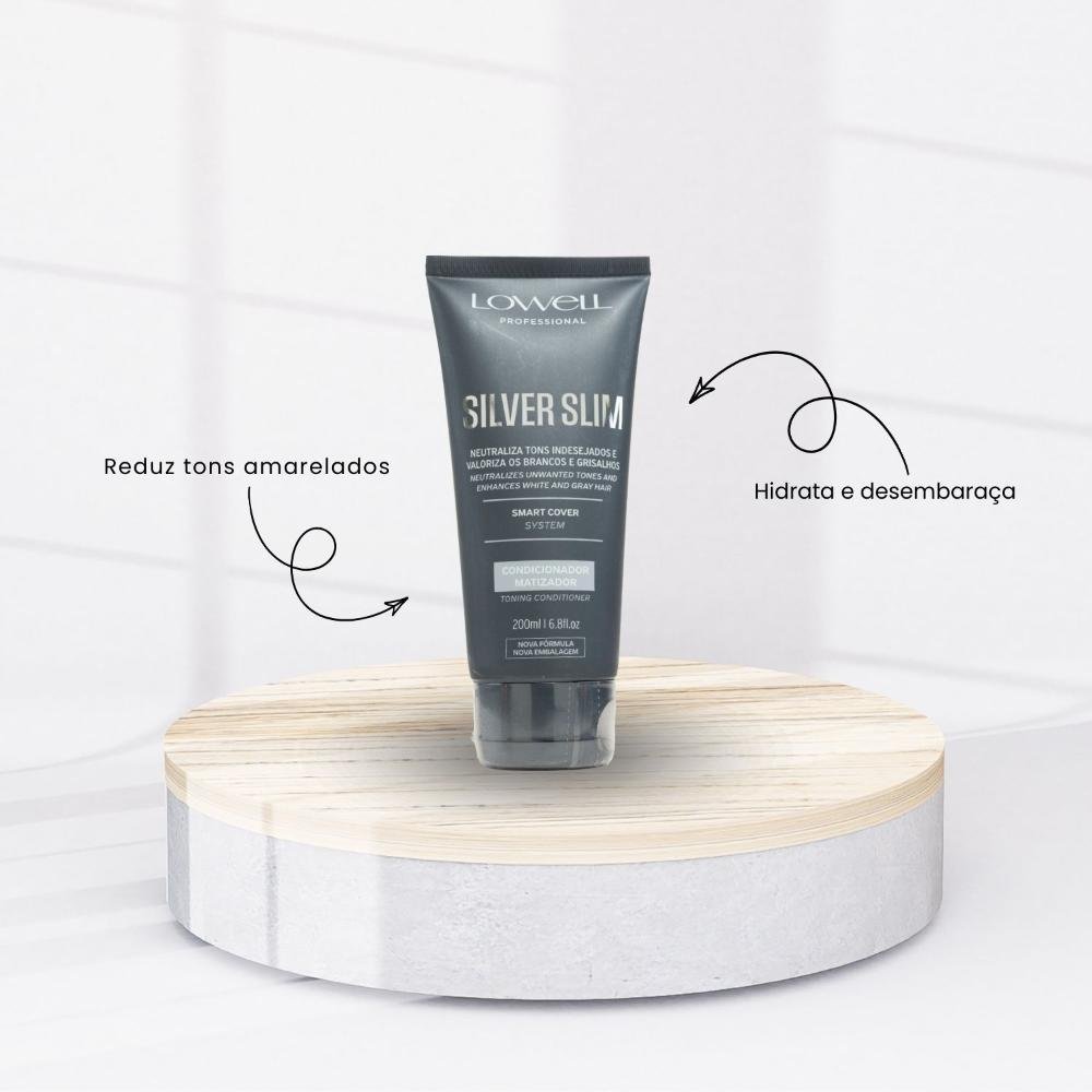 Lowell Silver Slim Condicionador Matizador 200 ml 200ml 2