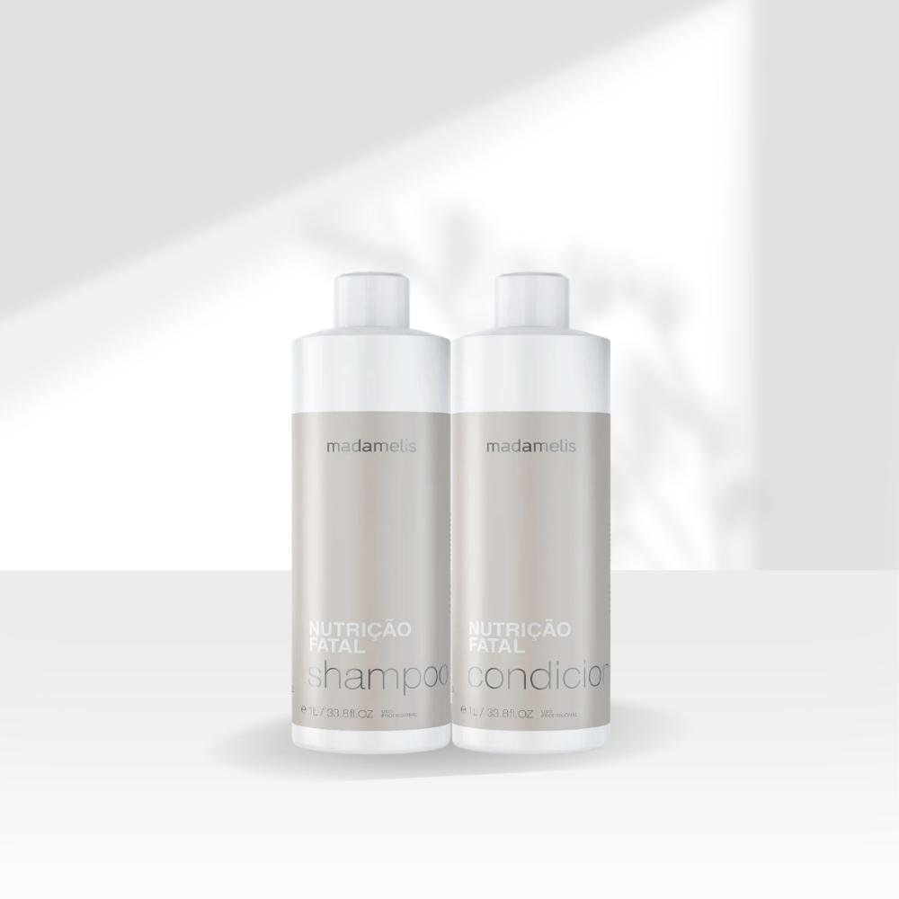 Madamelis Nutrição Fatal Shampoo e Condicionador 1000ml ÚNICO 4