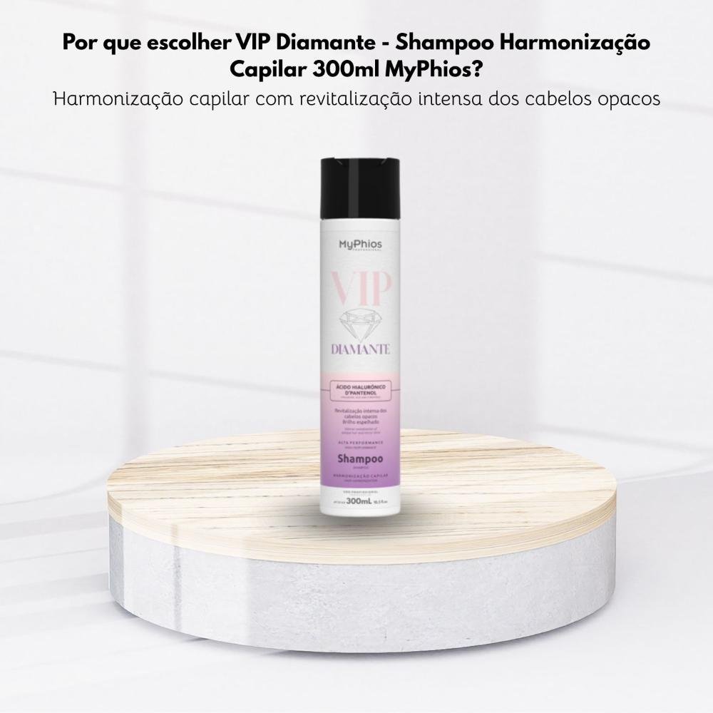Shampoo MyPhios VIP Diamante Brilho e Maciez 300 ml 300ml 5