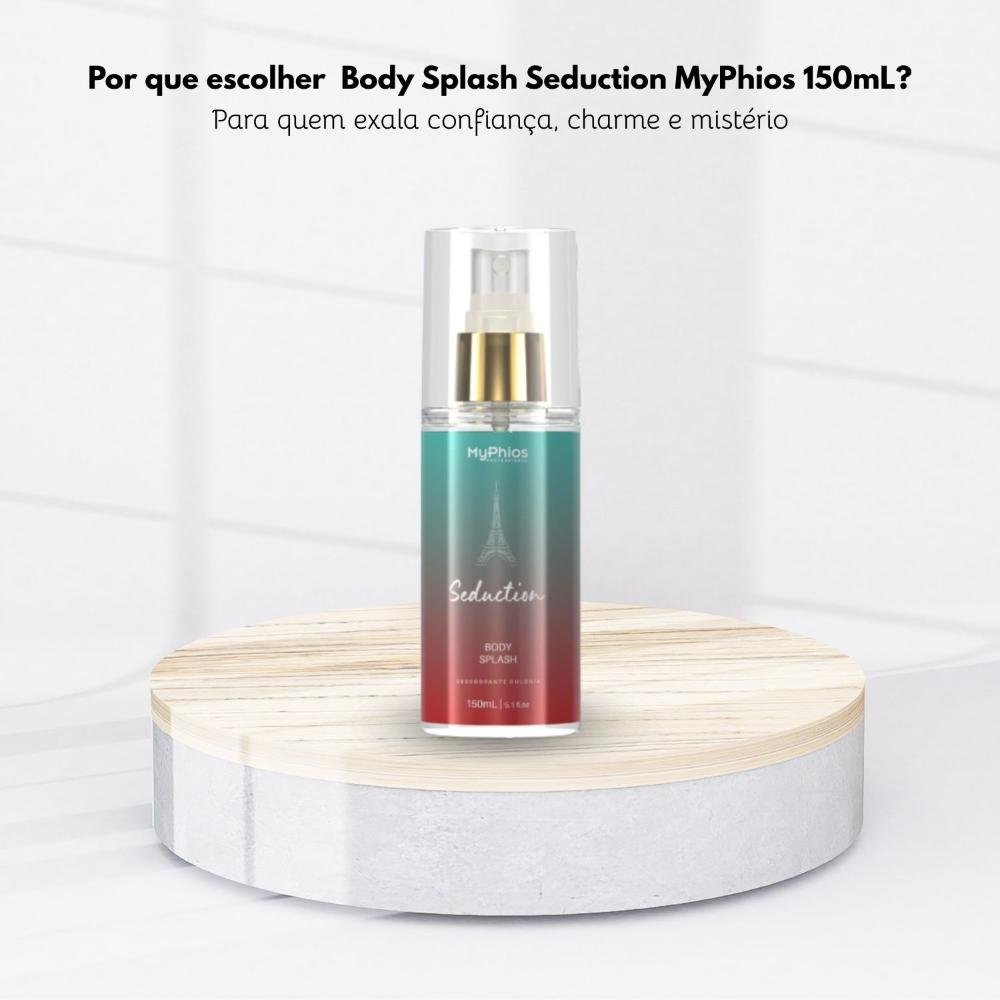 MyPhios Body Splash Seduction Fragrância Refrescante 150 ml 150ml 5