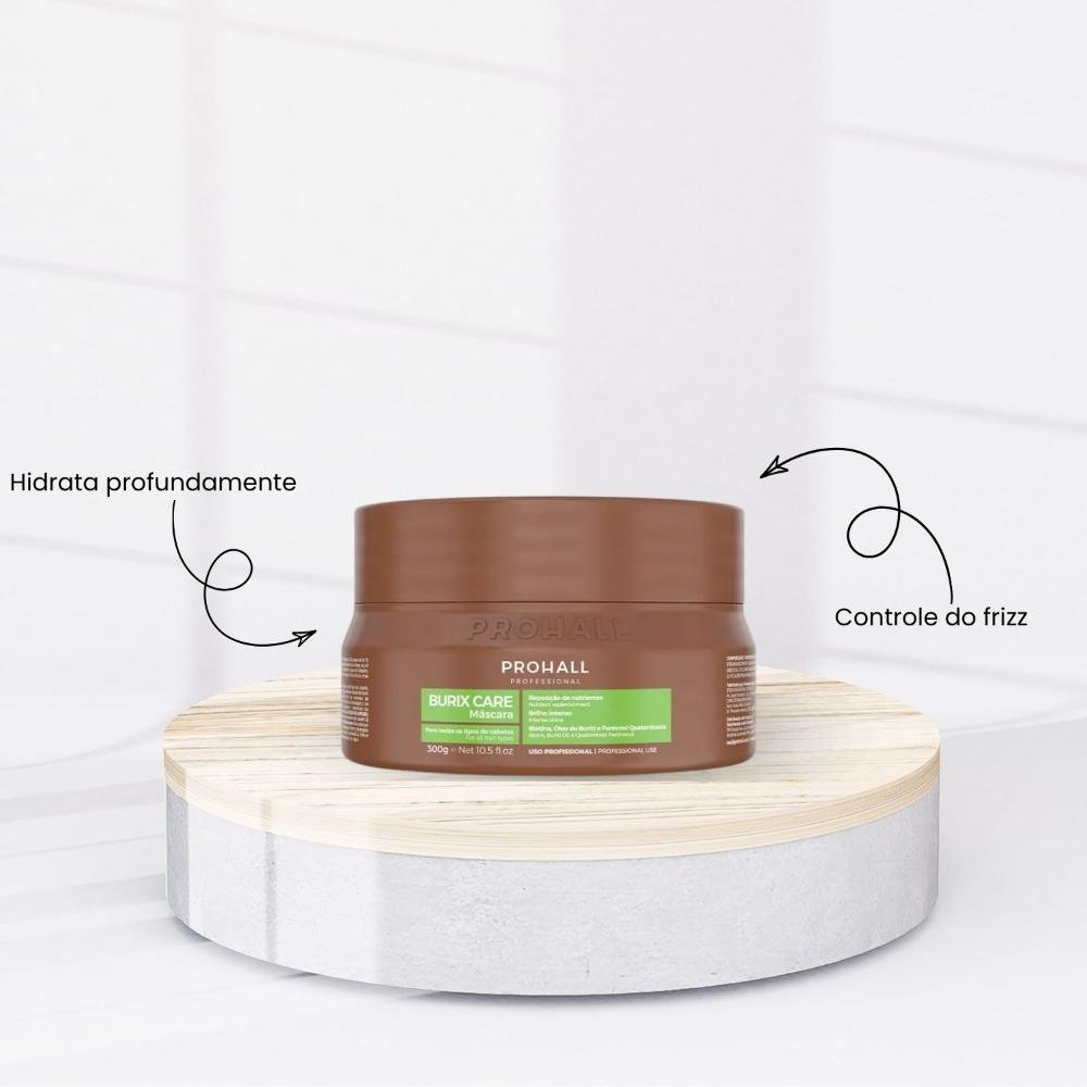 Prohall Burix Care Máscara Nutrição Reparação Intensiva 300g 300g 2