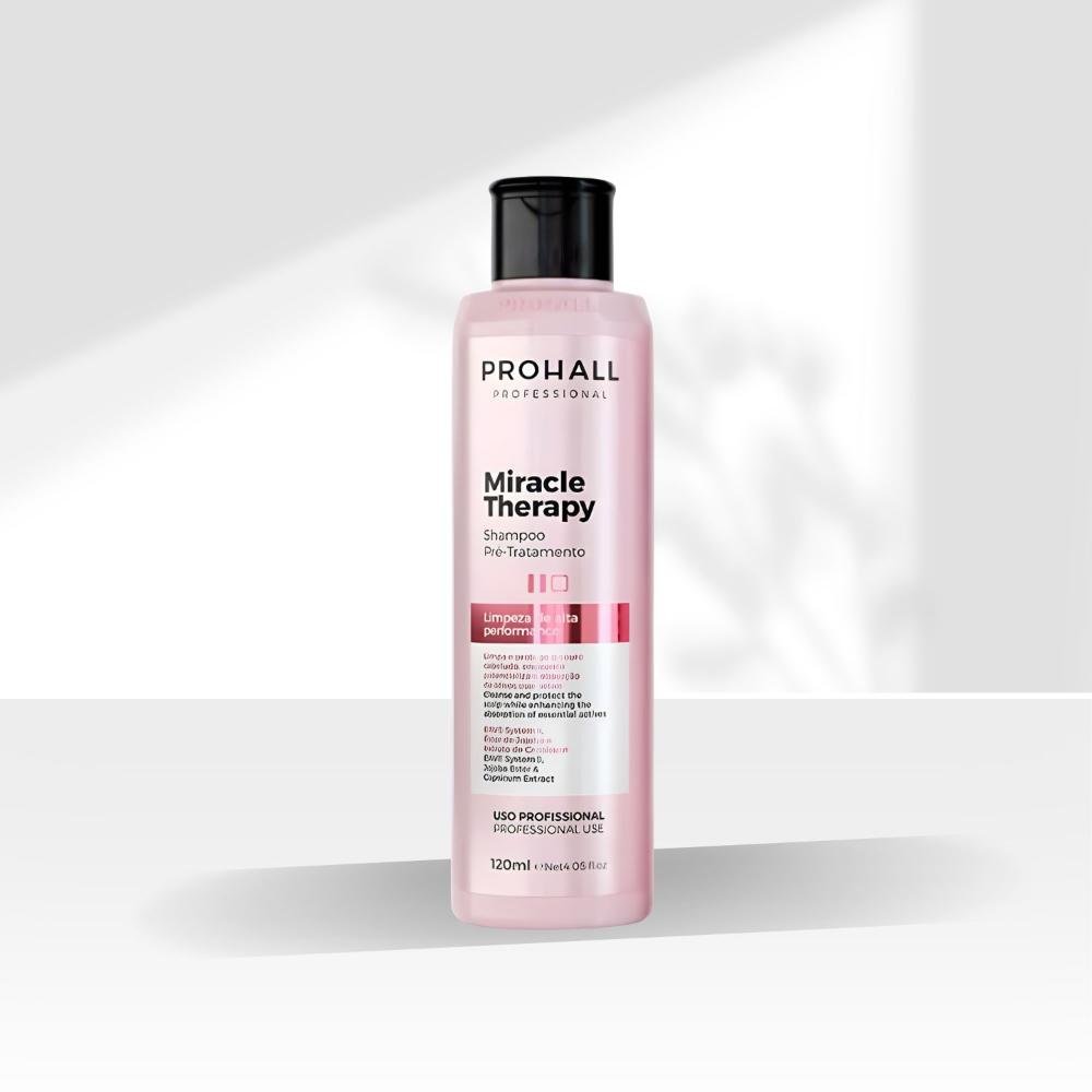 Prohall Miracle Therapy Shampoo Limpeza Suave 120 ml 120ml 3