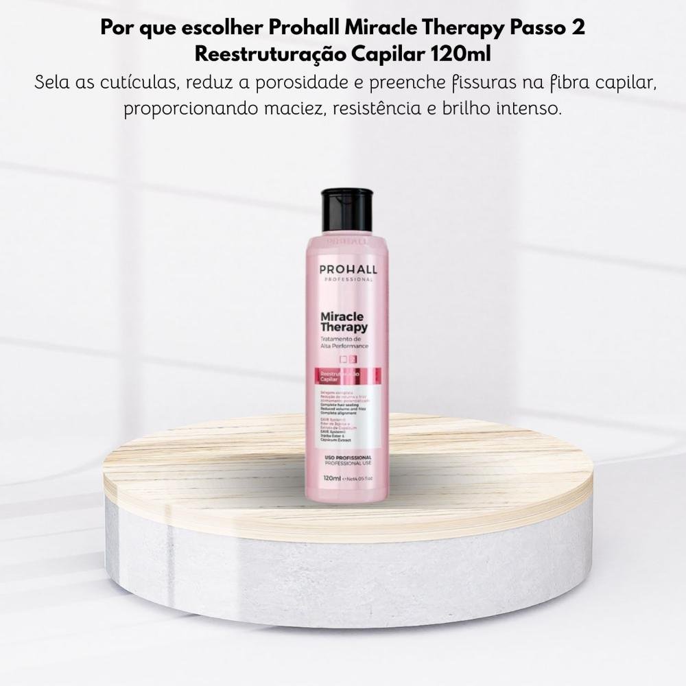 Prohall Miracle Therapy Tratamento Nutrição 120 ml 120ml 5