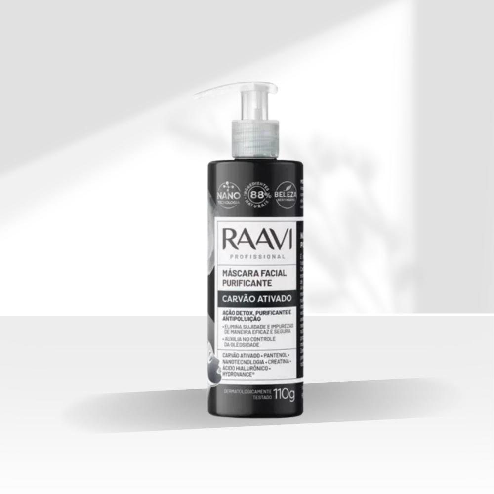 Raavi Máscara Facial Carvão Controle Oleosidade 110 g 110g 3