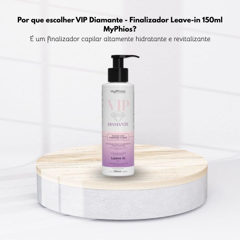 Leave-in MyPhios Finalizador VIP Diamante Brilho e Maciez 150 ml 150ml 5