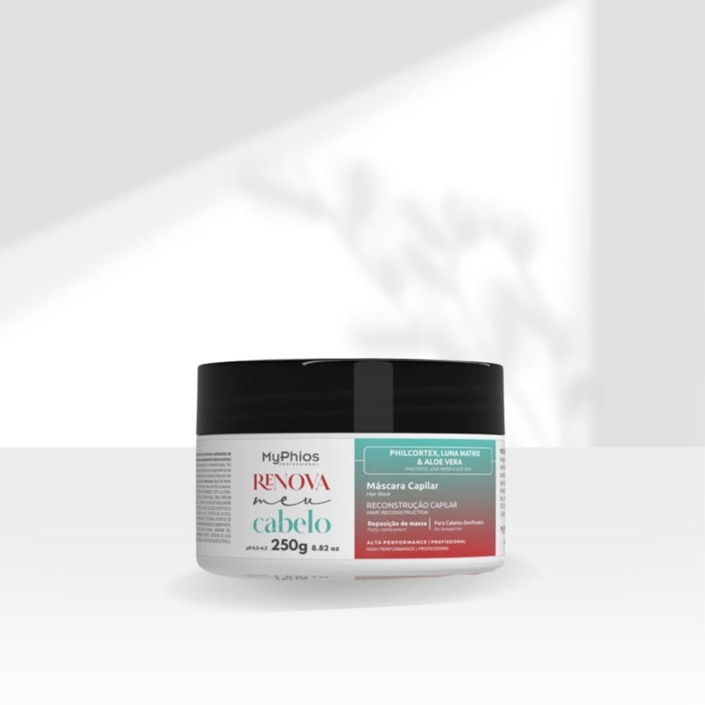 Máscara MyPhios Renova Meu Cabelo Para Reconstrução 250 g 250g 3