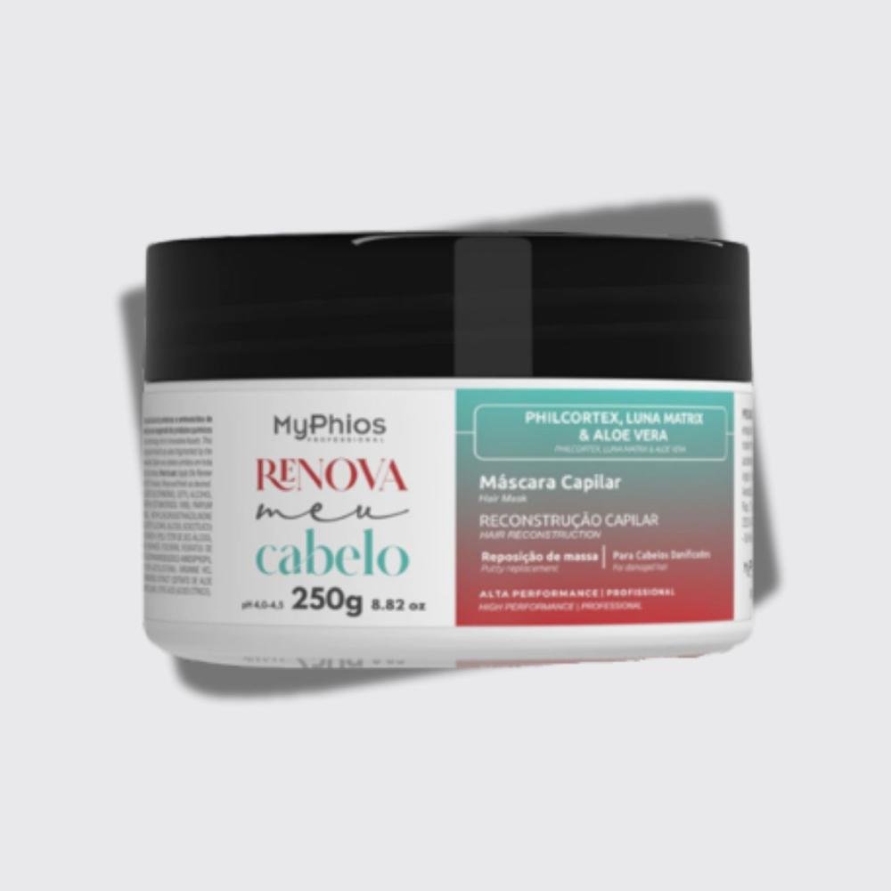 Máscara MyPhios Renova Meu Cabelo Para Reconstrução 250 g 250g 4