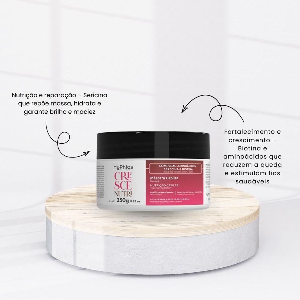 Máscara MyPhios Cresce Nutri Máscara de Nutrição e Crescimento Capilar 250 g 250g 2