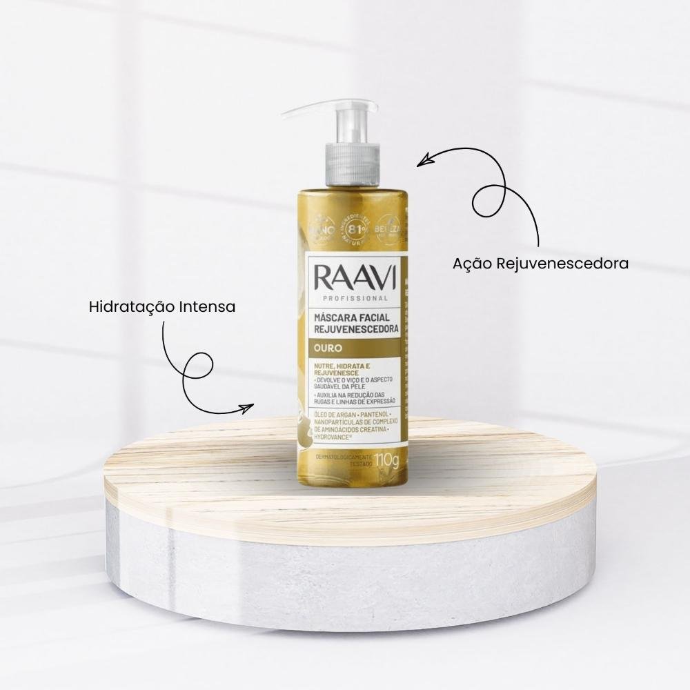 Raavi Máscara Facial Ouro Rejuvenescedora 110 g 110g 2