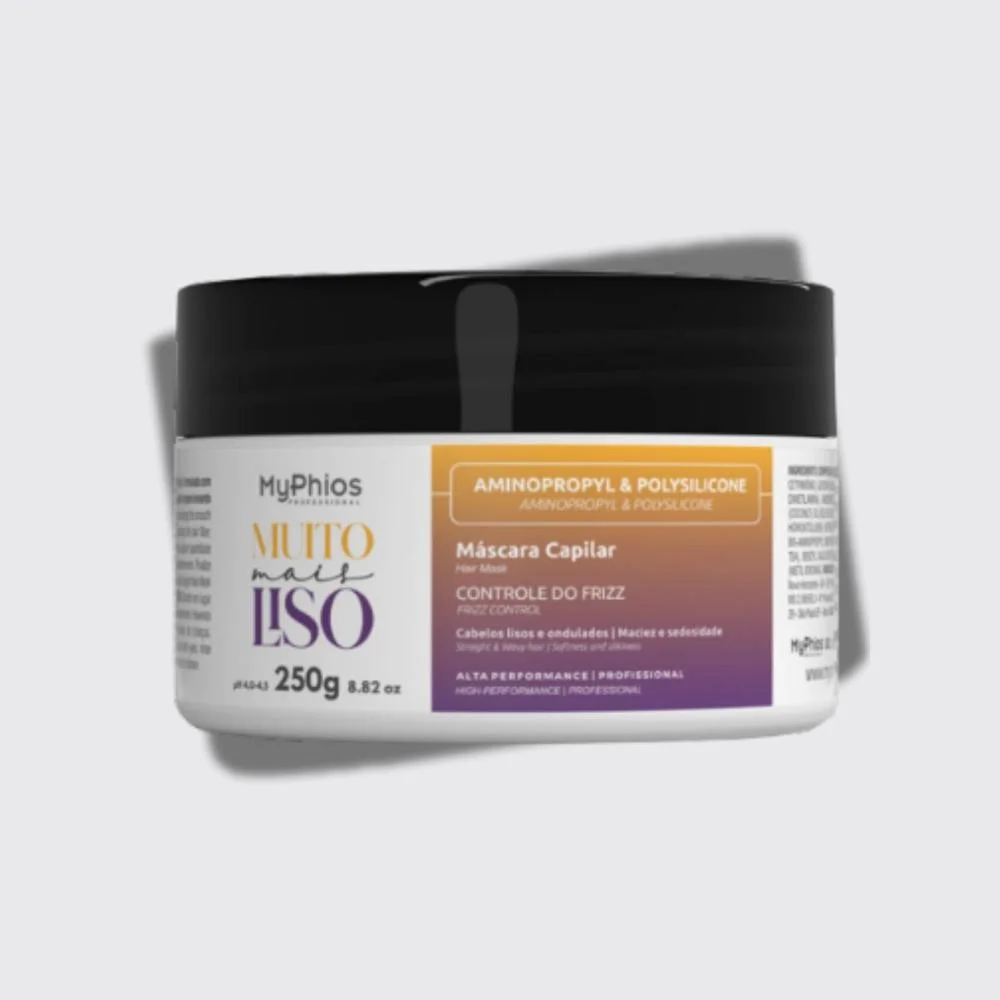 MyPhios Mascara Muito Mais Liso Hidrata Controla Frizz 250 g 250g 4