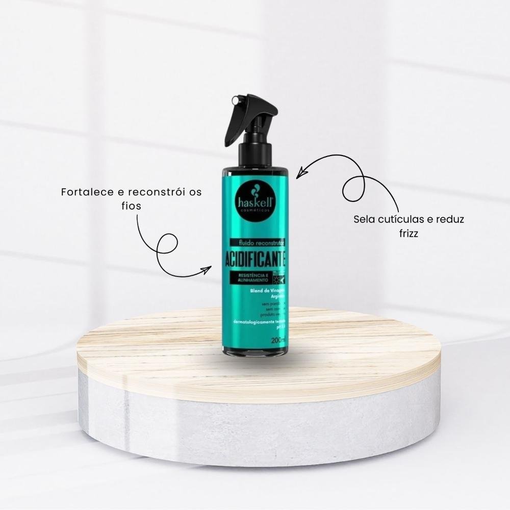 Fluido Reconstrutor Haskell Acidificante Lacre Capilar 200ml 200ml 2