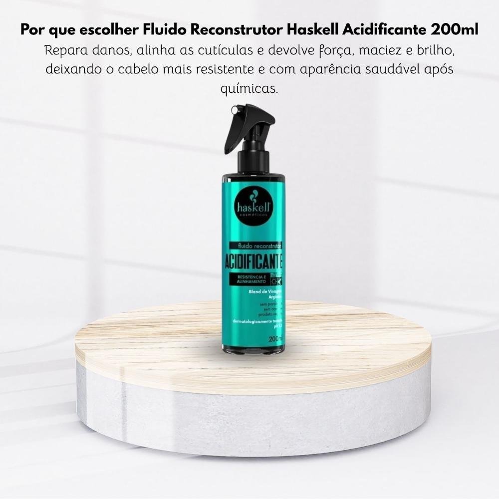Fluido Reconstrutor Haskell Acidificante Lacre Capilar 200ml 200ml 5
