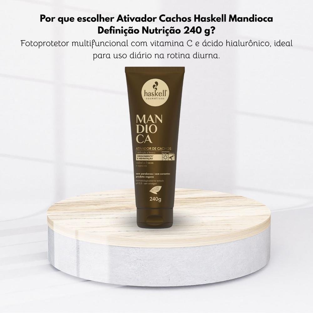 Ativador Cachos Haskell Mandioca Definição Nutrição 240 g 240g 5
