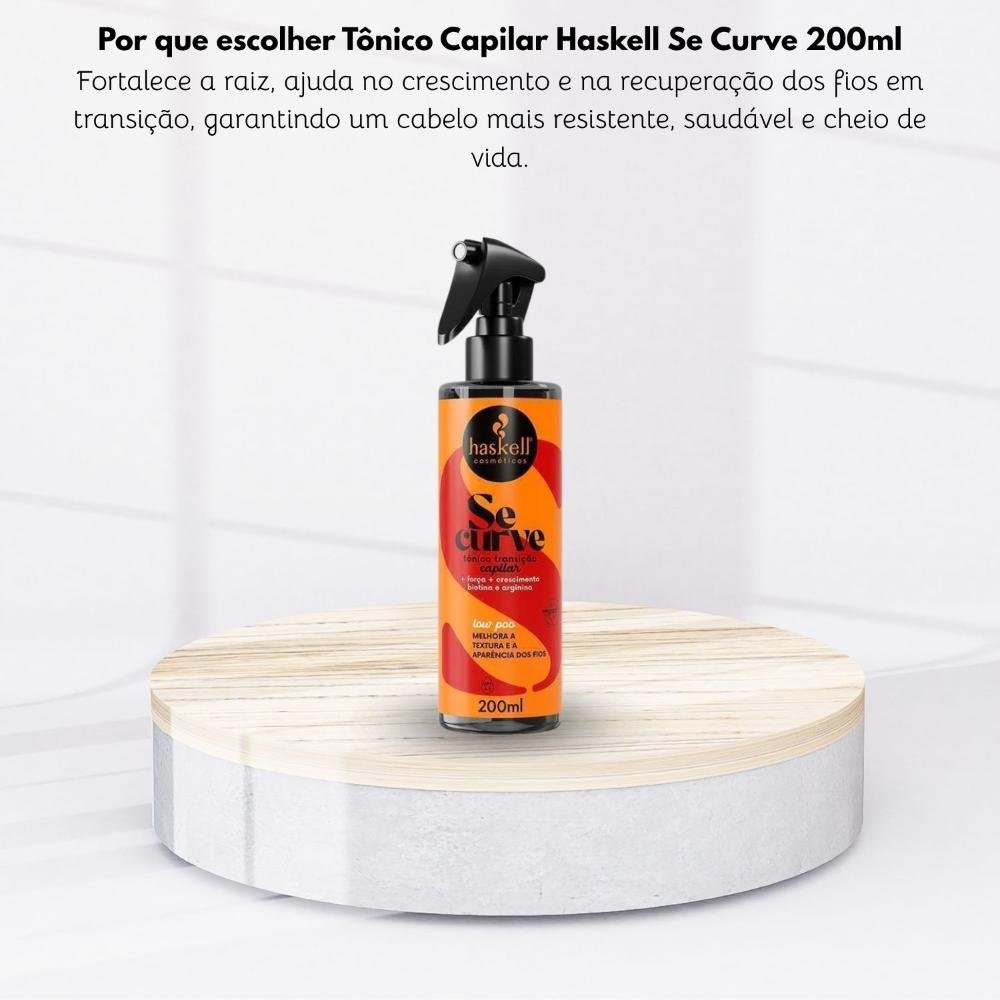 Tônico Capilar Haskell Se Curva Estímulo Crescimento 200 ml 200ml 5