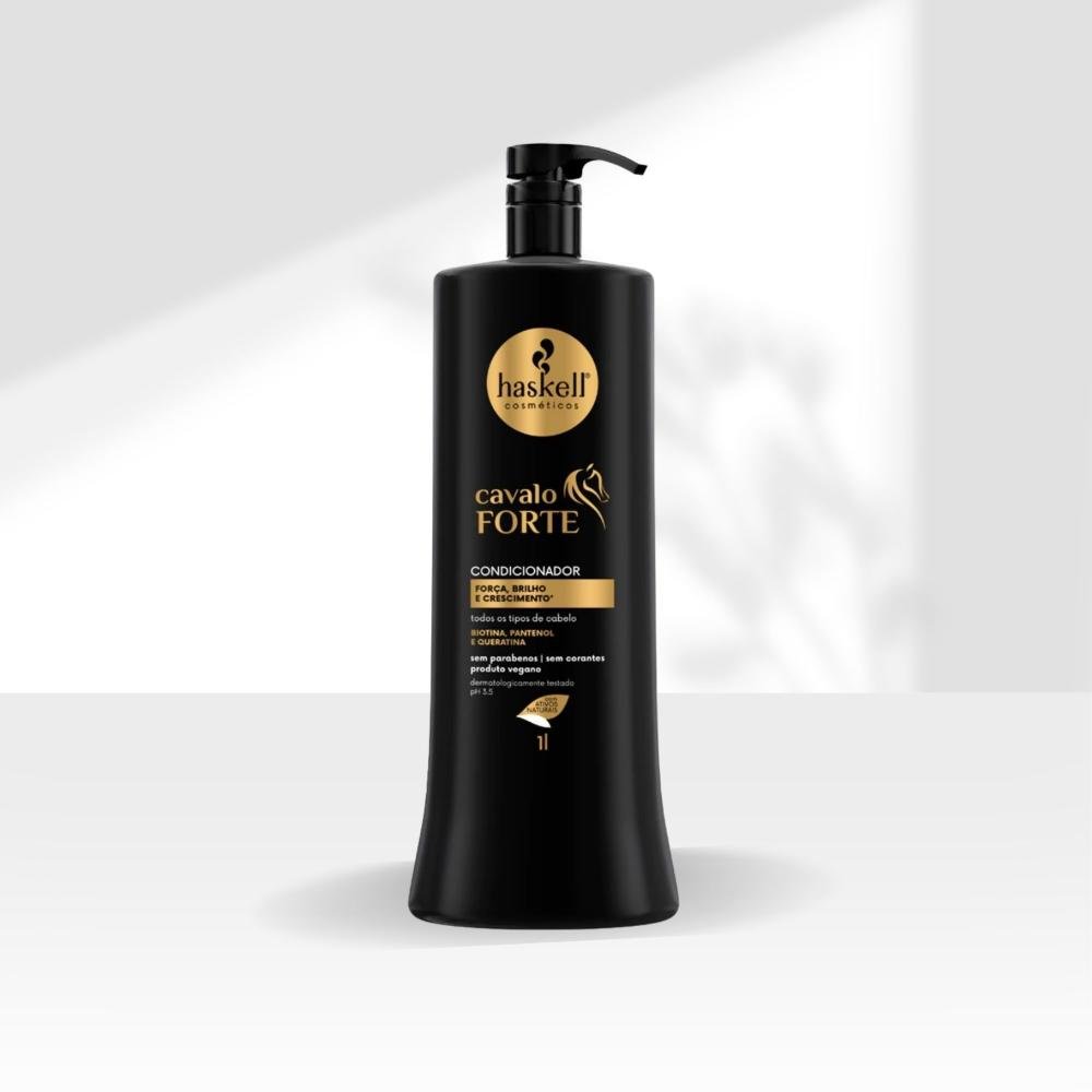 Condicionador Haskell Cavalo Forte Fortalecimento 1000 ml 1L 3