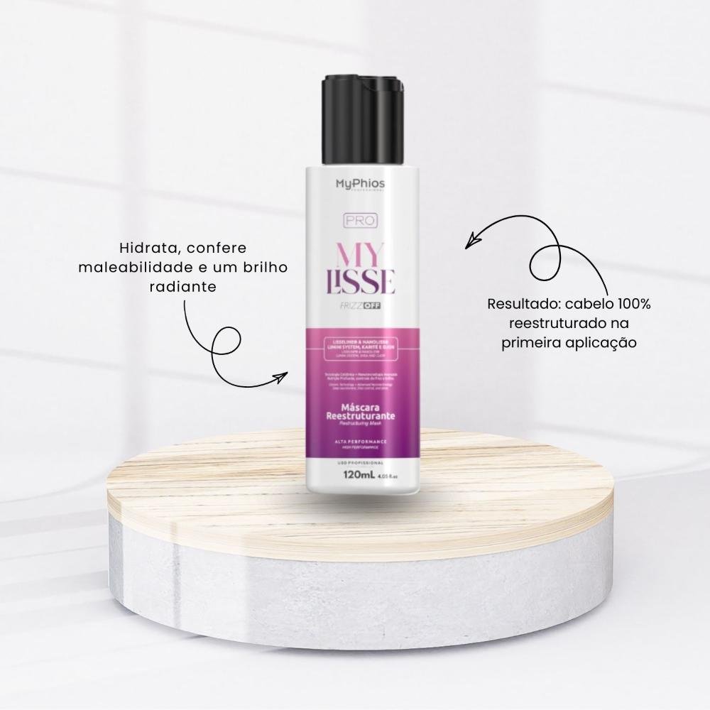 Máscara MyPhios Pro My Lisse Frizz Off Reducao Frizz 120ml 120ml 2