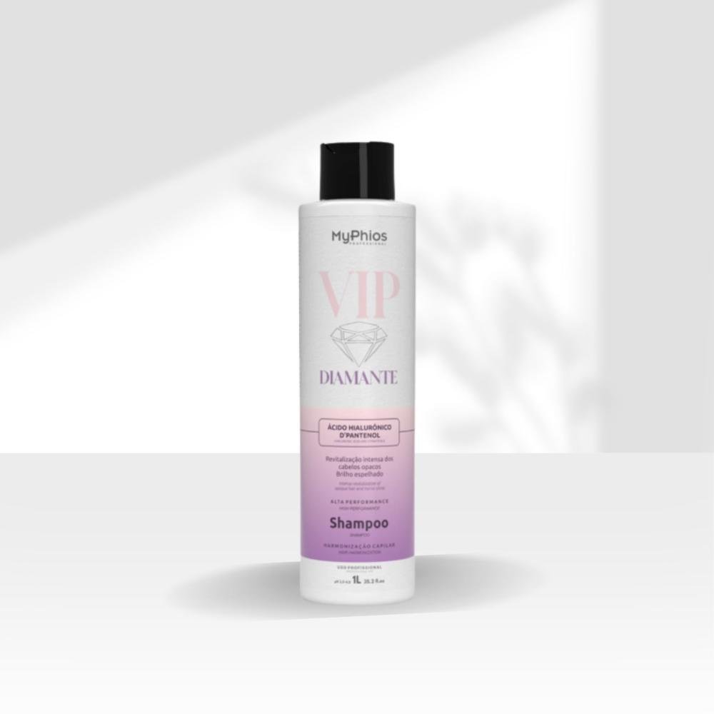 Shampoo MyPhios VIP Diamante Brilho e Maciez 1 Litro 1L 3