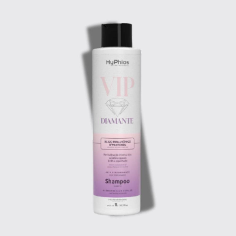 Shampoo MyPhios VIP Diamante Brilho e Maciez 1 Litro 1L 4