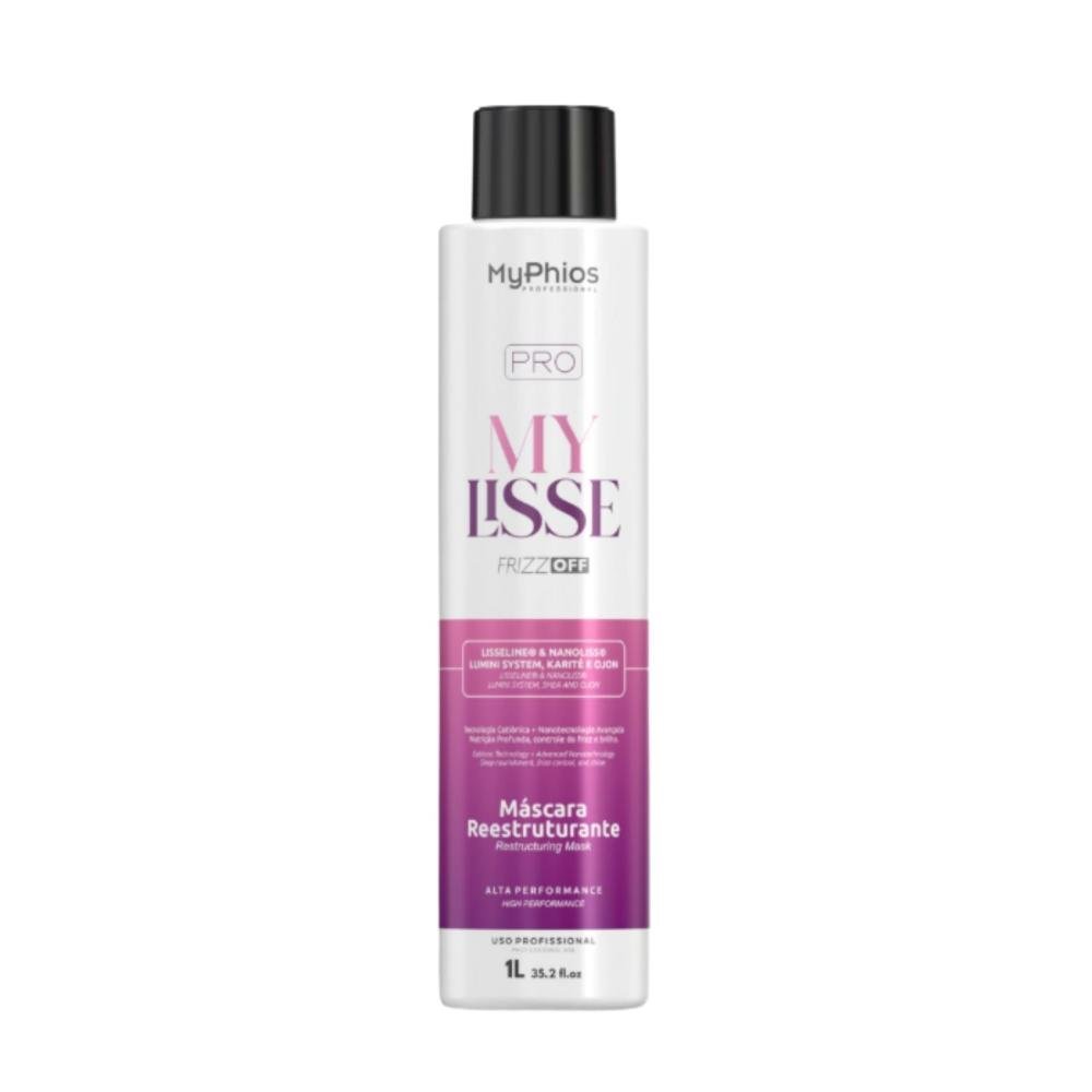 Máscara MyPhios Pro My Lisse Frizz Off Reducao Frizz 1 L 1L 1