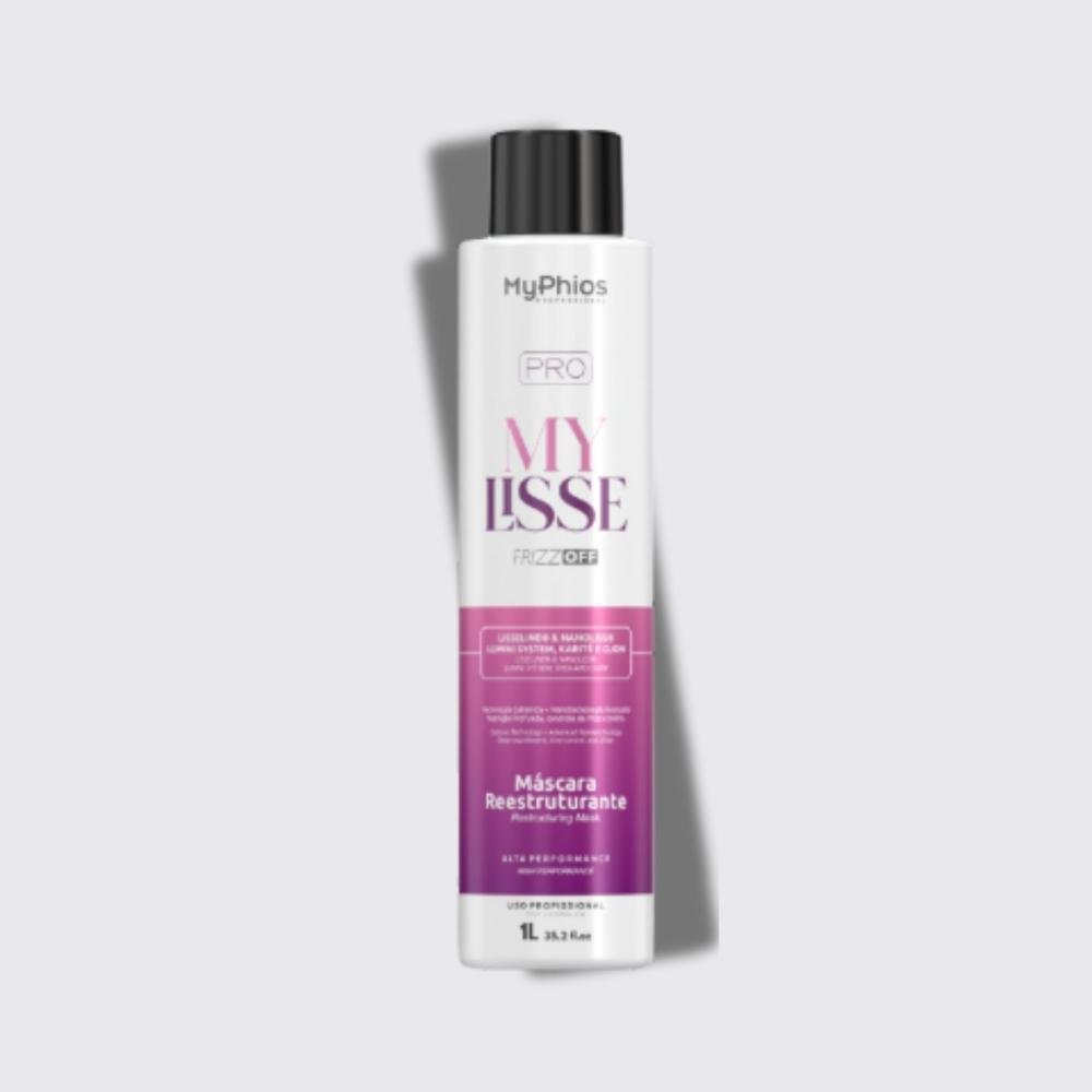 Máscara MyPhios Pro My Lisse Frizz Off Reducao Frizz 1 L 1L 4