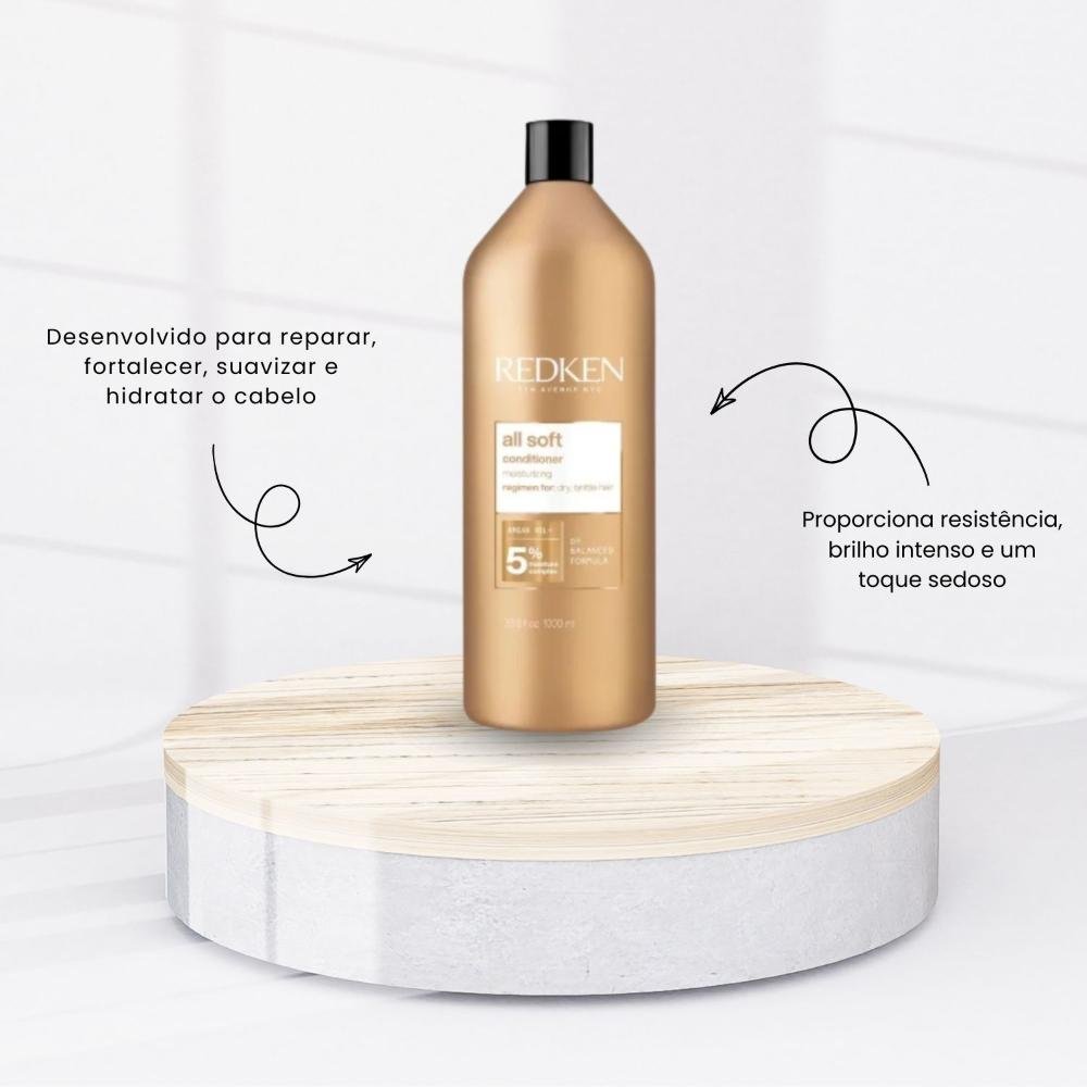 Condicionador Redken All Soft 1 Litro 1L 2