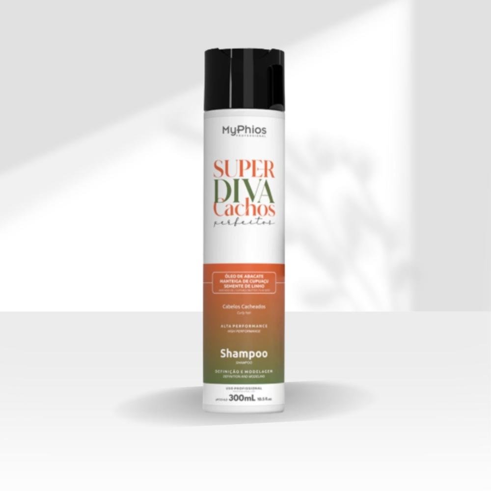 Shampoo MyPhios Super Diva Cachos Perfeitos para Cabelo Cacheado 300 g 300g 3