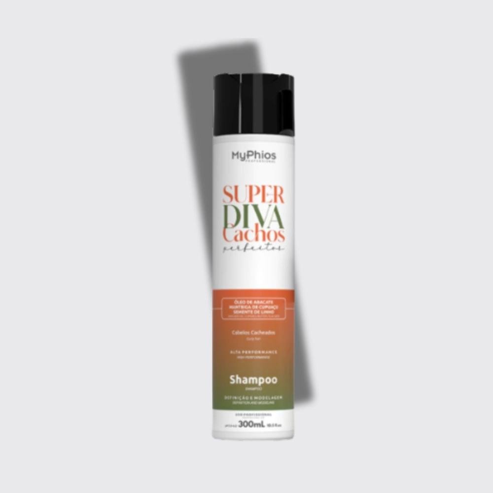 Shampoo MyPhios Super Diva Cachos Perfeitos para Cabelo Cacheado 300 g 300g 4