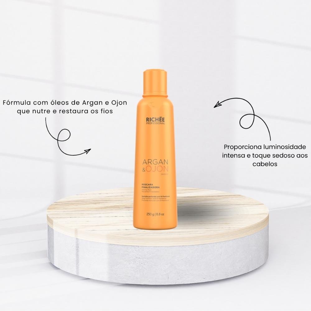 Richée Argan e Ojon Kit 3 Finalizadora Máscara 250ml ÚNICO 2