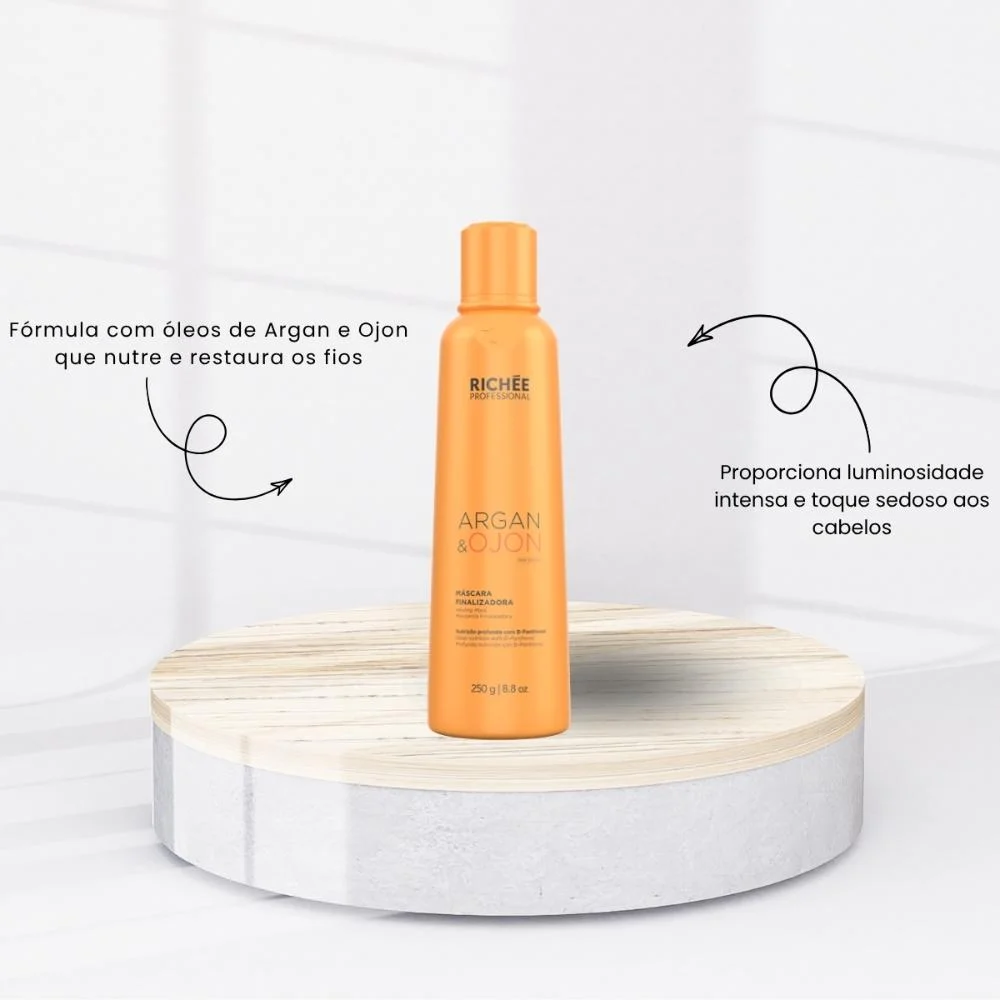 Richée Argan e Ojon Kit 2 Finalizadora Máscara 250ml ÚNICO 2