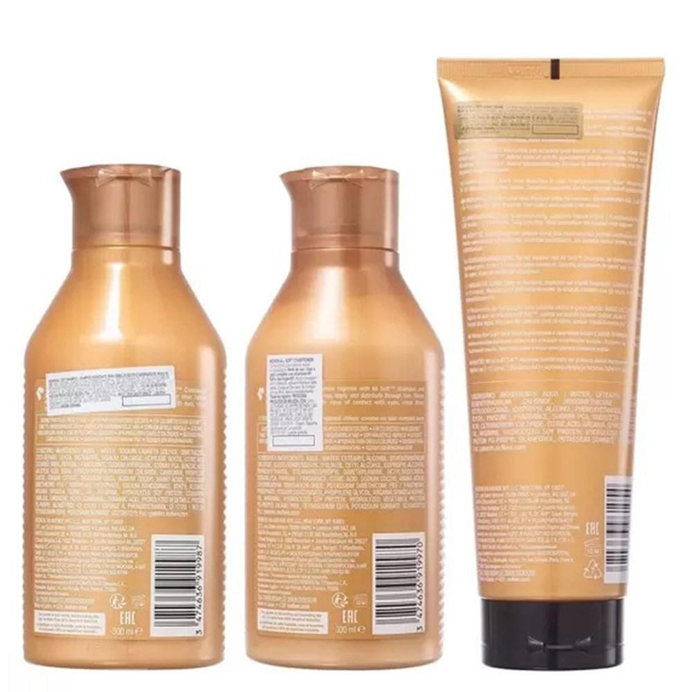 Redken All Soft Shampoo + Condicionador 300ml + Máscara 250ml ÚNICO 14